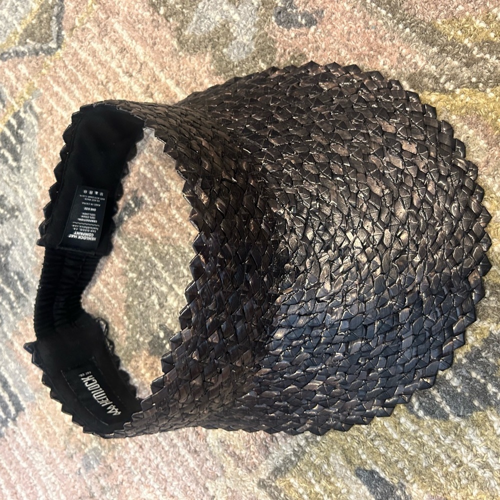 Black Woven Visor